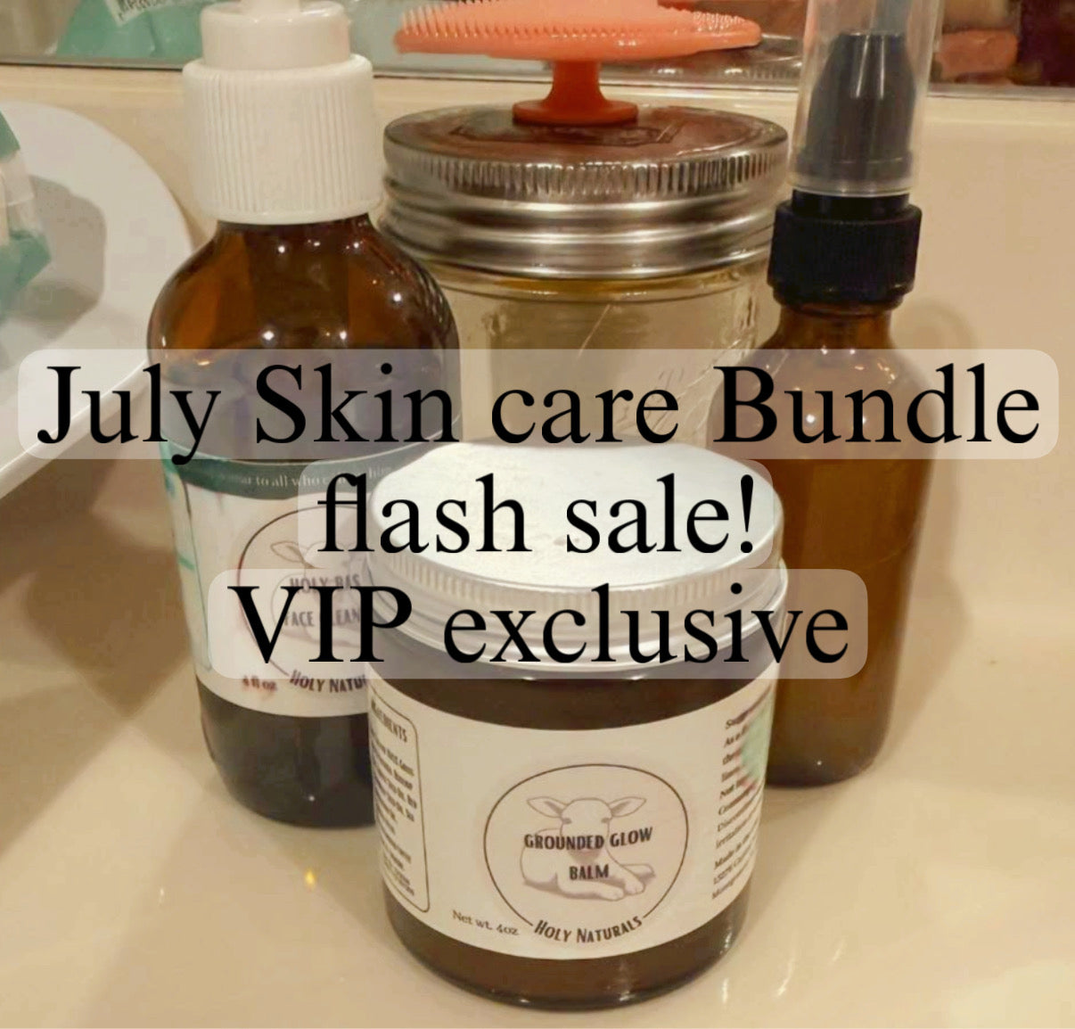 July skin care bundle sale 25% off moisturizer