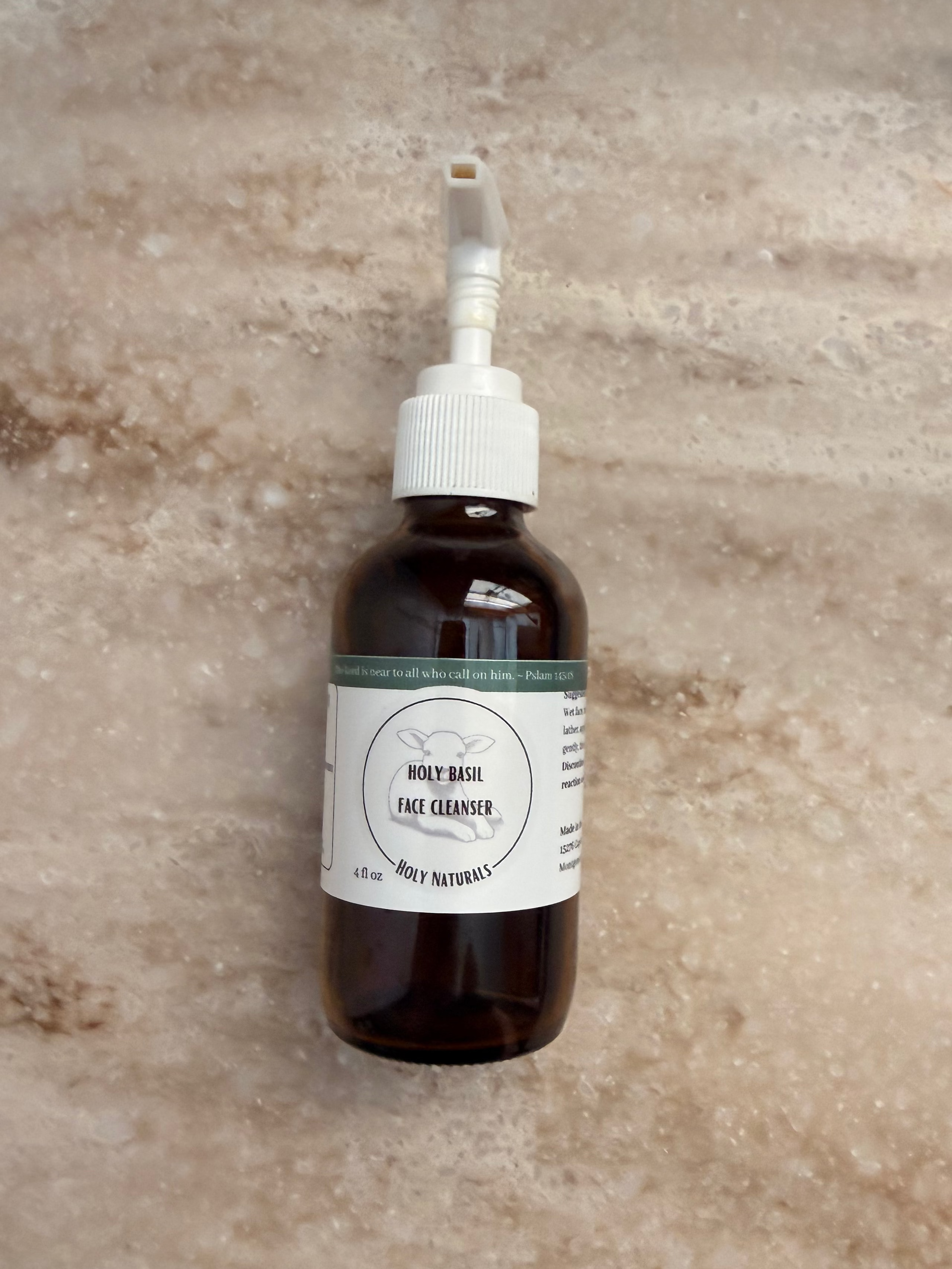 Holy basil face cleanser