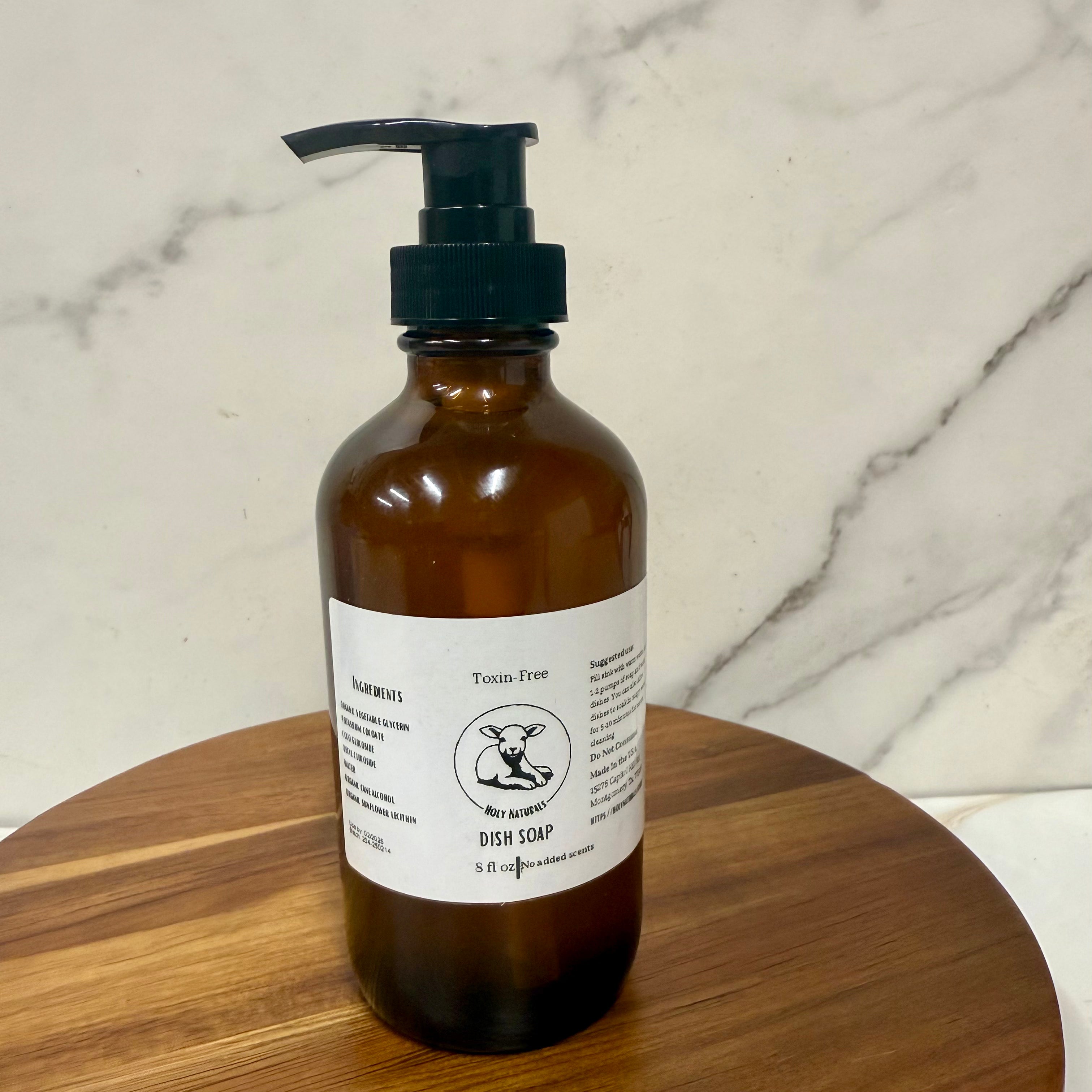 Liquid dish soap concentrate